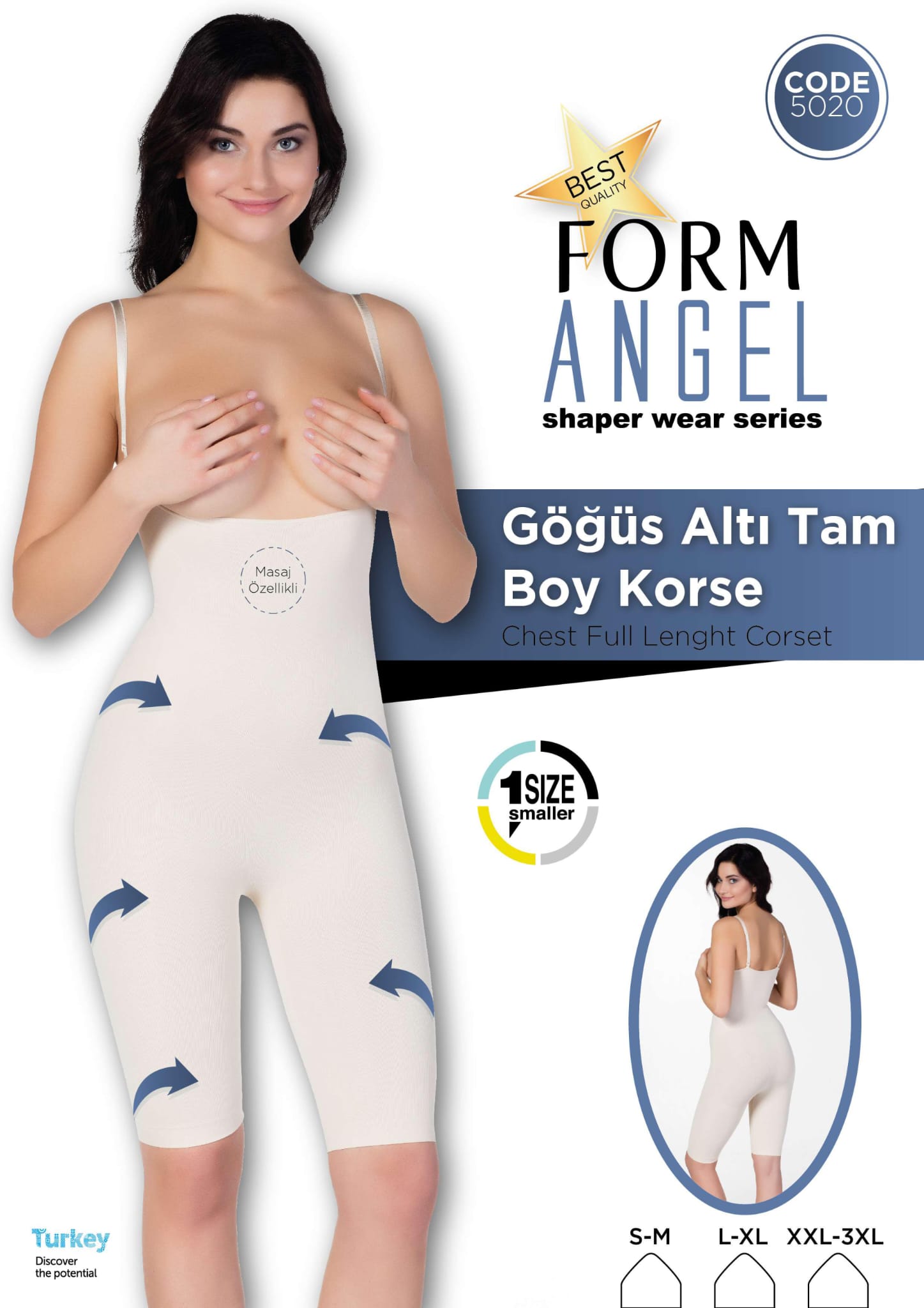 Göğüs Altı Tam Boy Korse