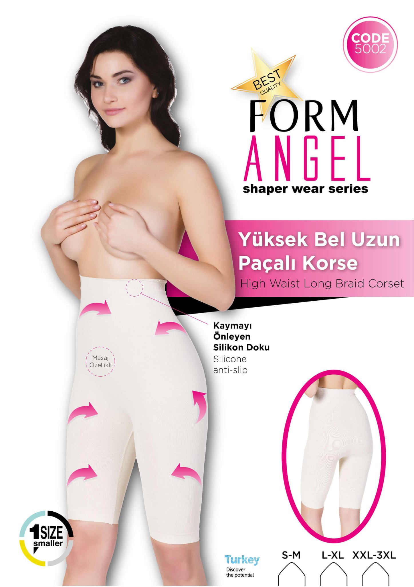 Yüksek Bel Uzun Paçalı Korse